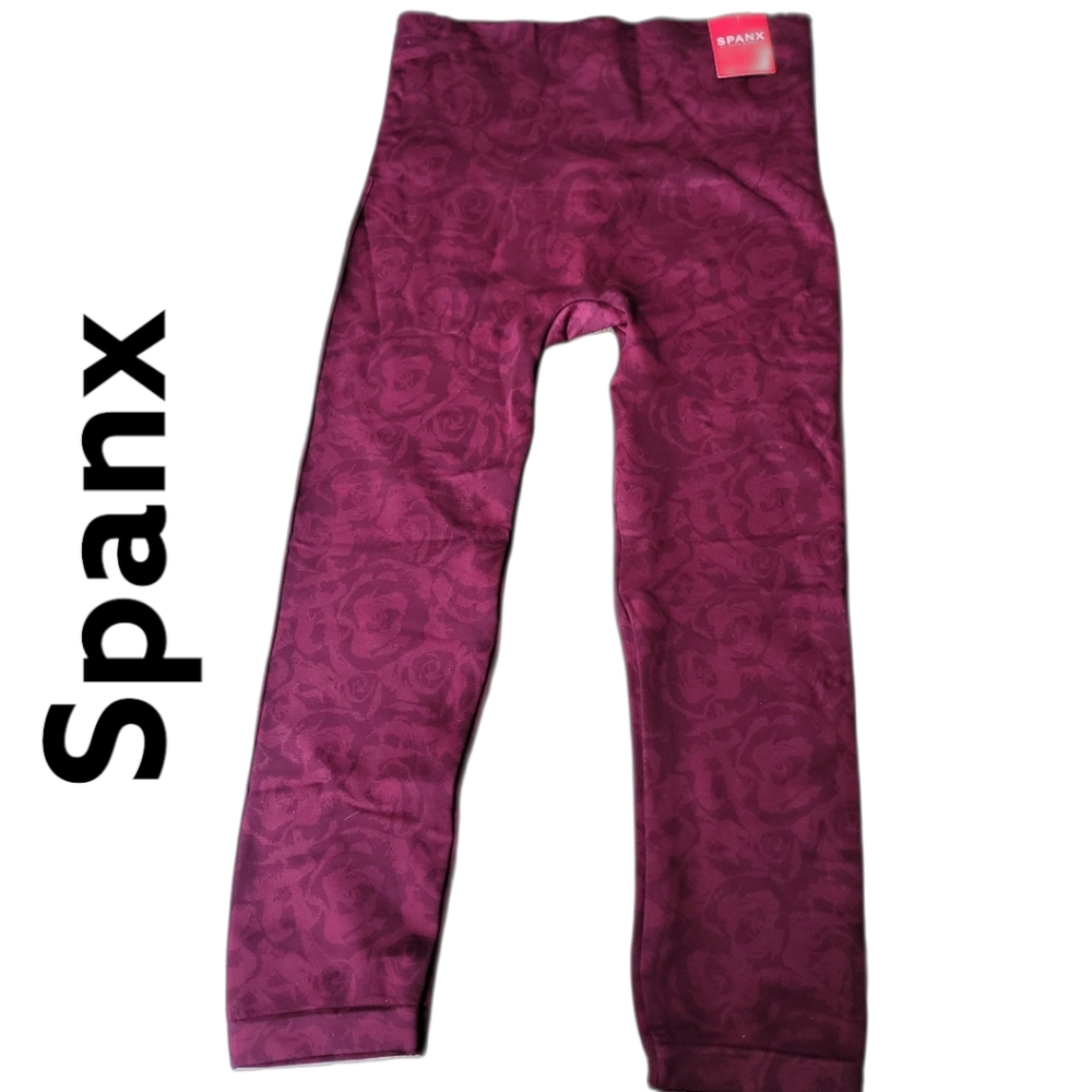 New Spanx Rose colored Cropped leggings, Women's Size 1x